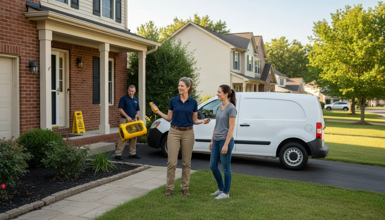 Water restoration image for Water Damage & Restoration Services in Gardner, MA